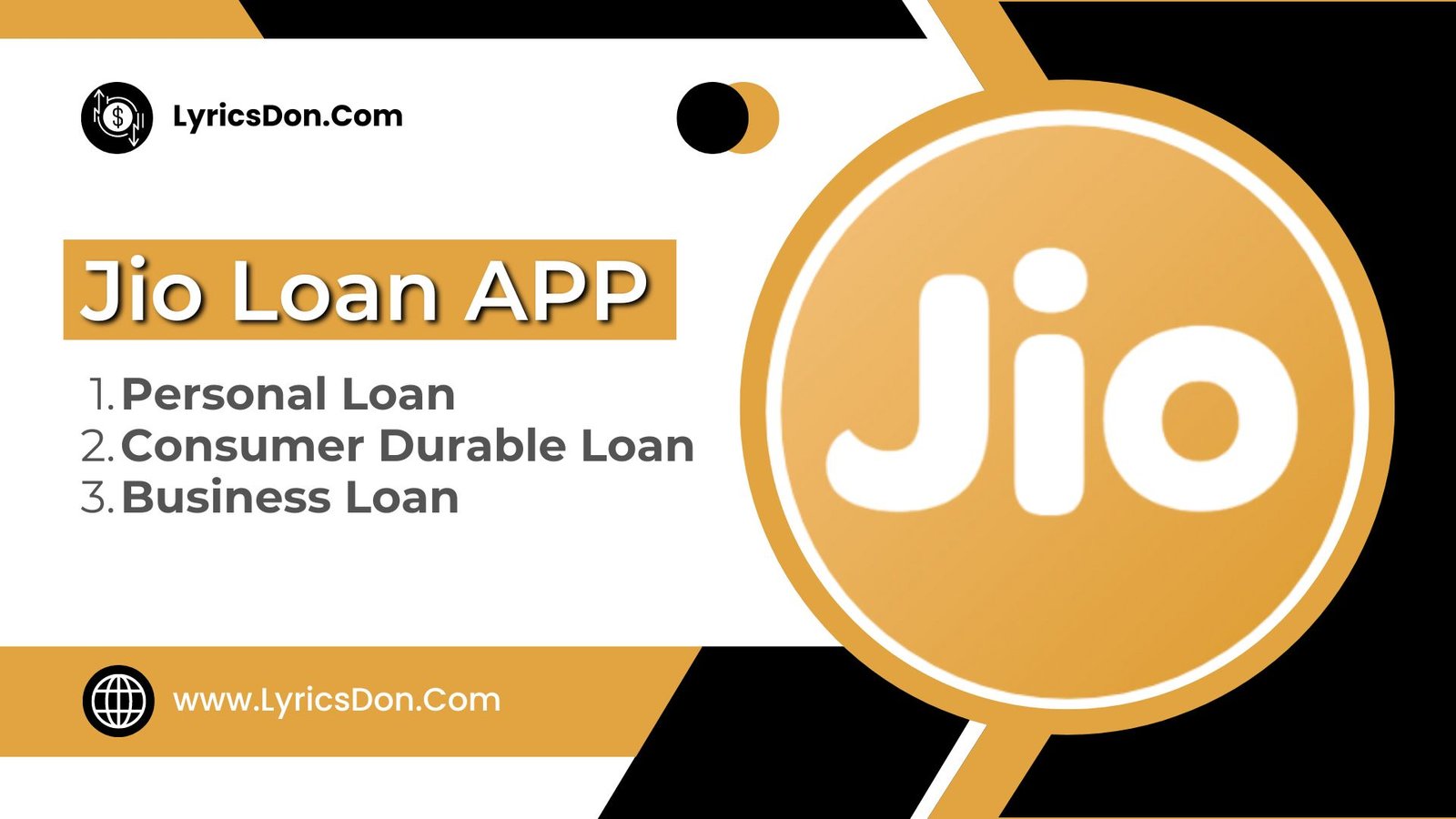 Jio Finance Loan Types